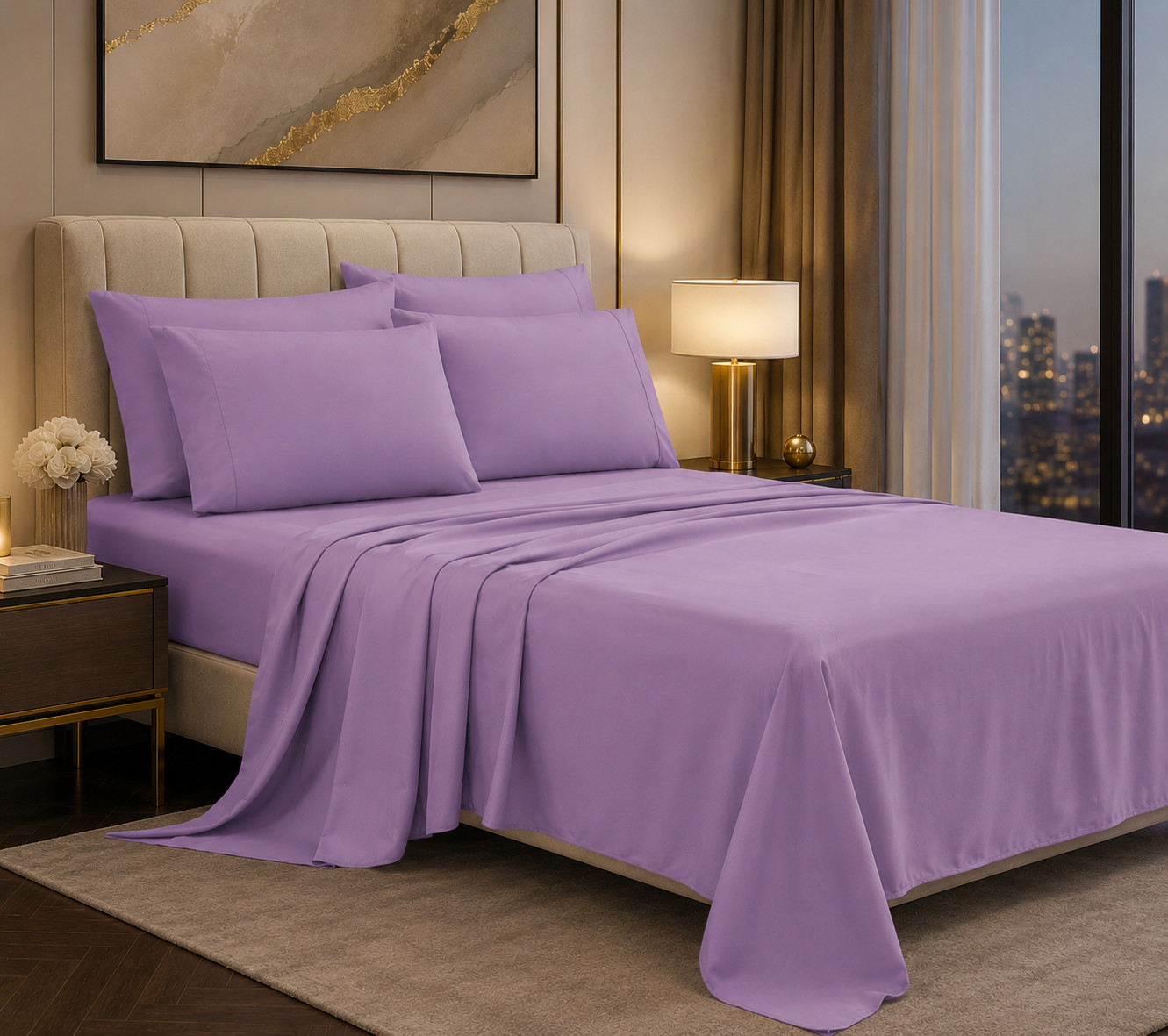 Luxury Ultra Soft Deep Pocket Bed Sheet Set Hotel Quality Bedding 4PC 6PC