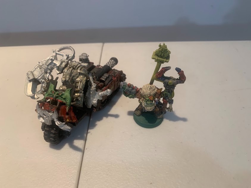 Metal Zodgrod wrtsnagga + custom wazdakka gutsmek Warhammer 40K Ork