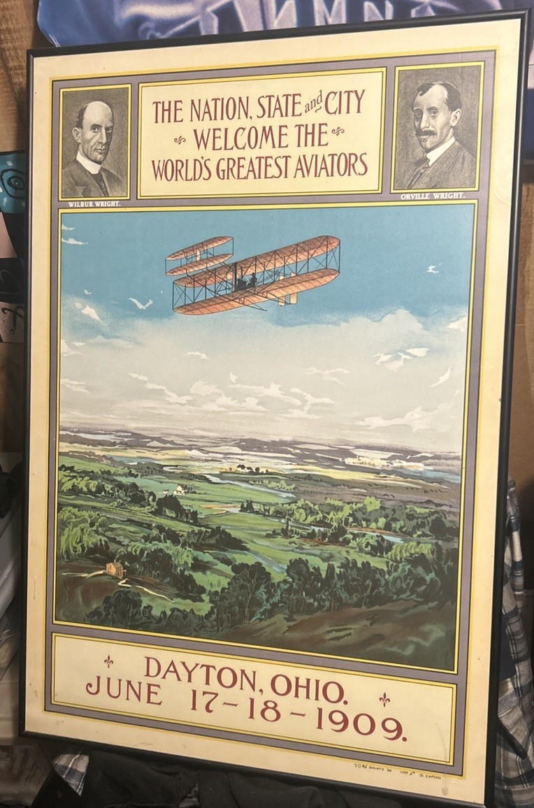 Wright Brothers Worlds Greatest Aviators Dayton Ohio Lithograph IMP S2 D. Copson Wright Brothers Worlds Greatest Aviators Dayton Ohio Lithograph IMP S2 D. Copson