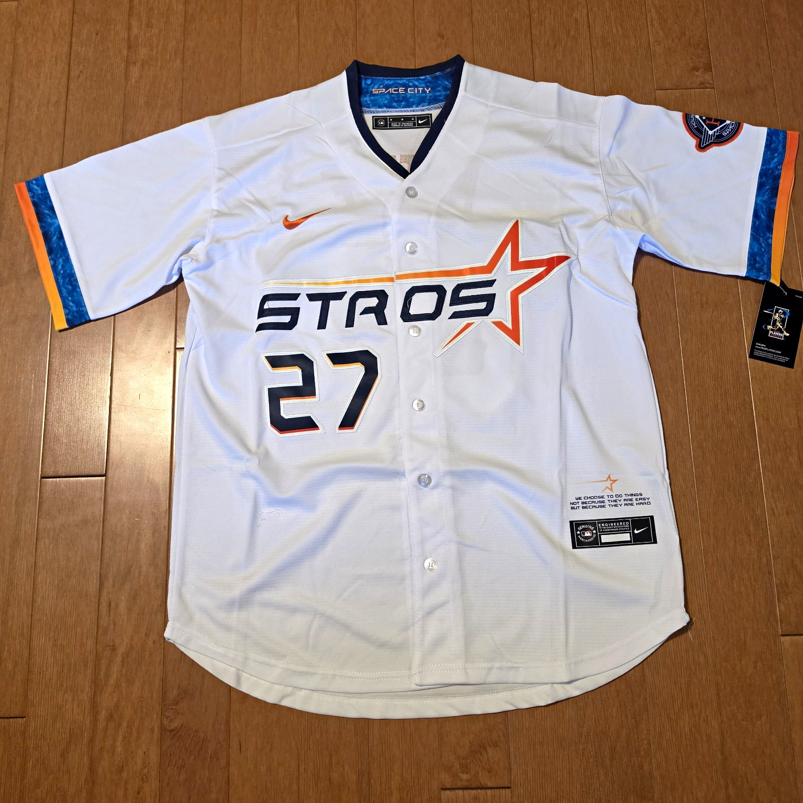 Houston Astros Jose Altuve #27 City Connect Jersey Men\'s Medium