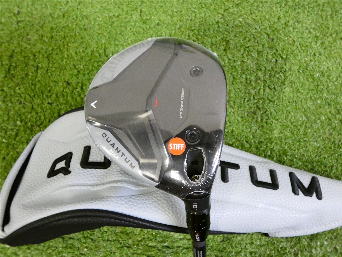 Callaway 2026 Quantum Max 18* 5 Wood Denali Frost Silver 60g 6.0 Stiff w HC New Callaway 2026 Quantum Max 18* 5 Wood Denali Frost Silver 60g 6.0 Stiff w HC New