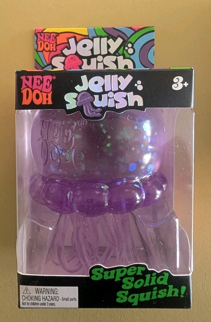 Nee Doh Needoh PURPLE Jellyfish Jelly Squishy Toy Schylling ***AUTHENTIC*** Nee Doh Needoh PURPLE Jellyfish Jelly Squishy Toy Schylling ***AUTHENTIC***