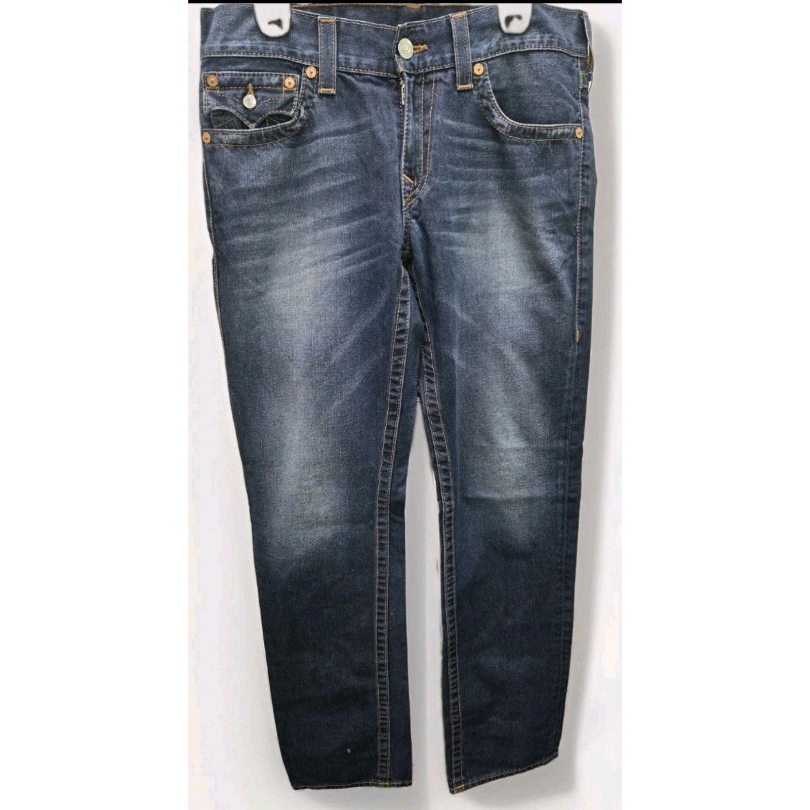True Religion World Tour Slim Fit Jeans Mens 32 Dark Wash Denim Snag 35 Inseam True Religion World Tour Slim Fit Jeans Mens 32 Dark Wash Denim Snag 35 Inseam