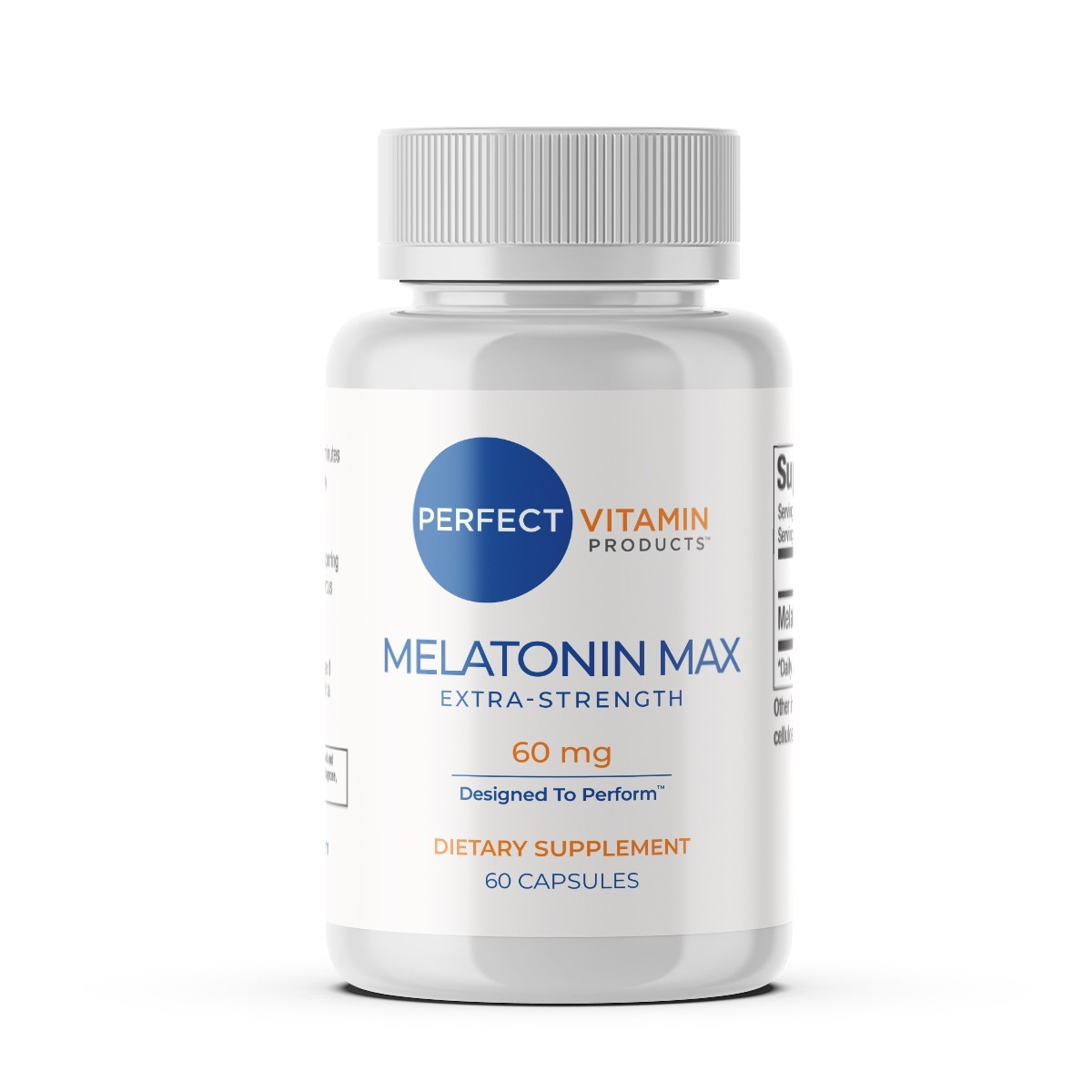 Perfect Vitamin- 60mg Melatonin Max | High-Dose | Extra-Strength Perfect Vitamin- 60mg Melatonin Max | High-Dose | Extra-Strength