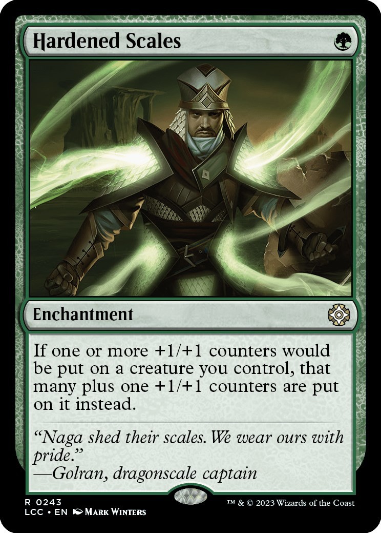 Hardened Scales - 243 - NM - Commander: The Lost Caverns of Ixalan Hardened Scales - 243 - NM - Commander: The Lost Caverns of Ixalan