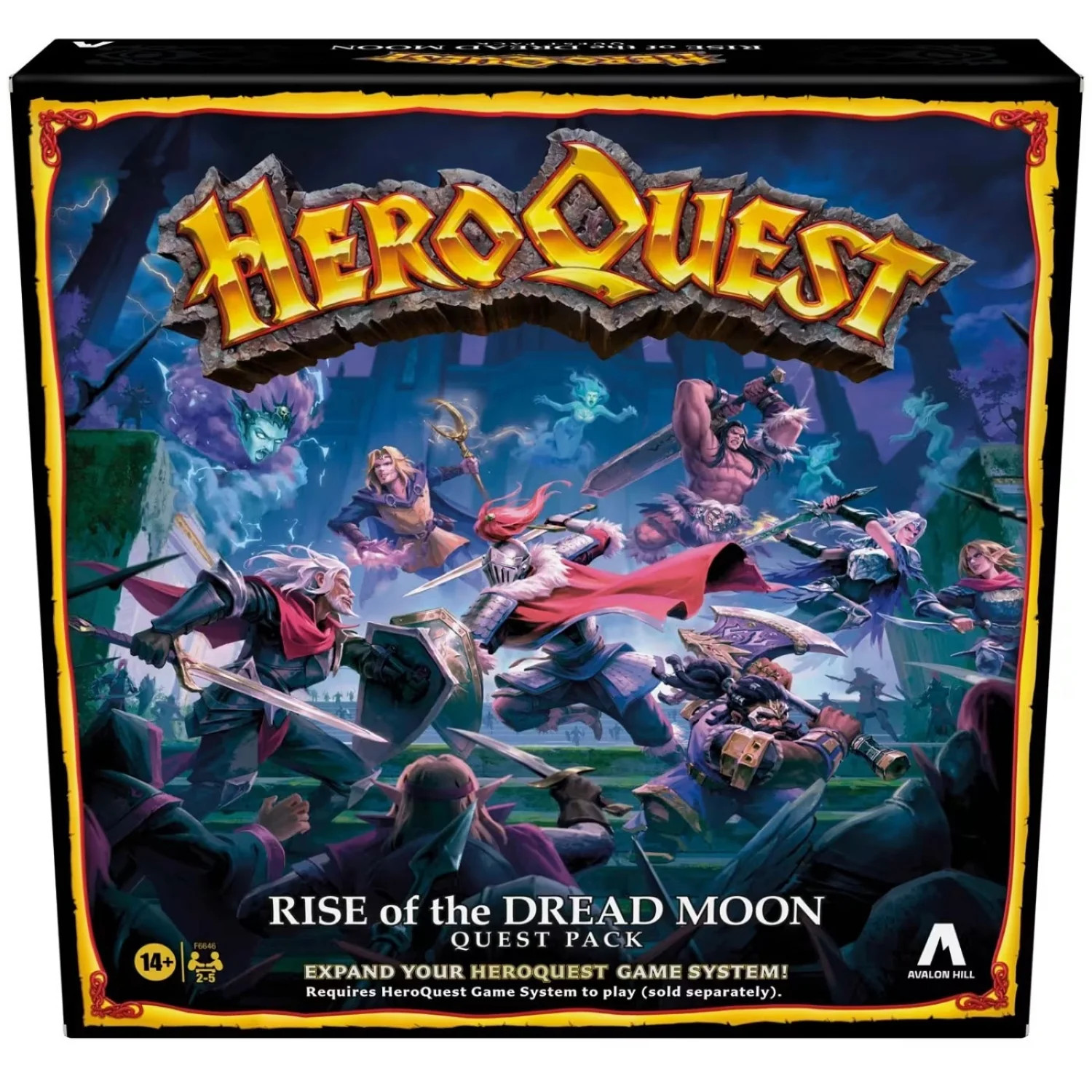 HeroQuest: Rise of the Dread Moon Expansion Pack [Board Game, 2-5 Players]