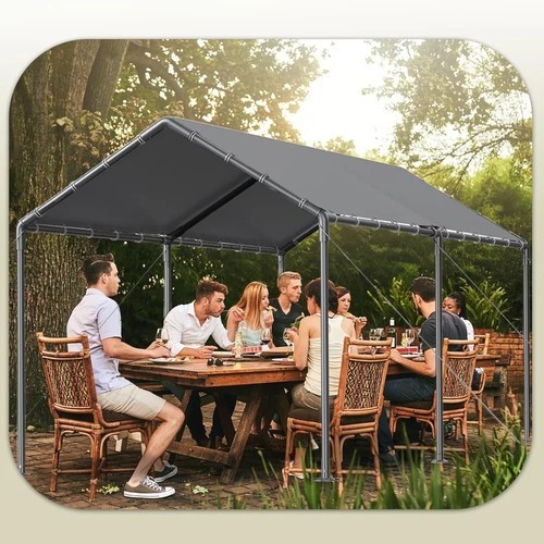 10×20 Carports, Portable Garage Carport with Heavy Duty Frame & Waterproof 10×20 Carports, Portable Garage Carport with Heavy Duty Frame & Waterproof