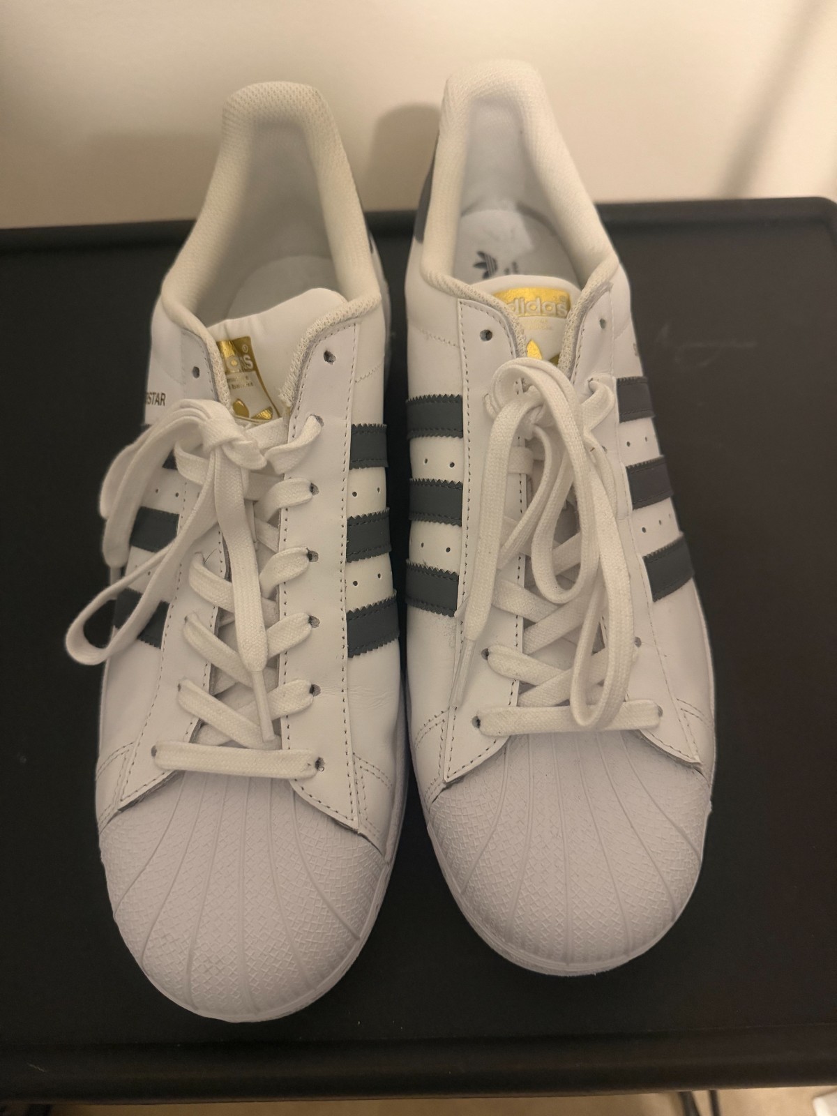 Adidas Originals Superstar (BY3714) Men’s 13 White Grey Shell Toe Sneakers NWOT Adidas Originals Superstar (BY3714) Men’s 13 White Grey Shell Toe Sneakers NWOT