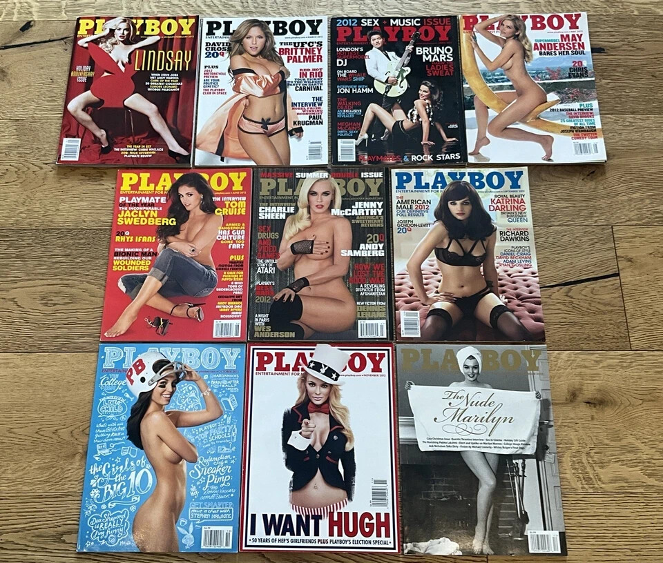 PLAYBOY MAGAZINES 2012 COMPLETE YEAR 10 ISSUES EXCELLENT PLAYBOY MAGAZINES 2012 COMPLETE YEAR 10 ISSUES EXCELLENT