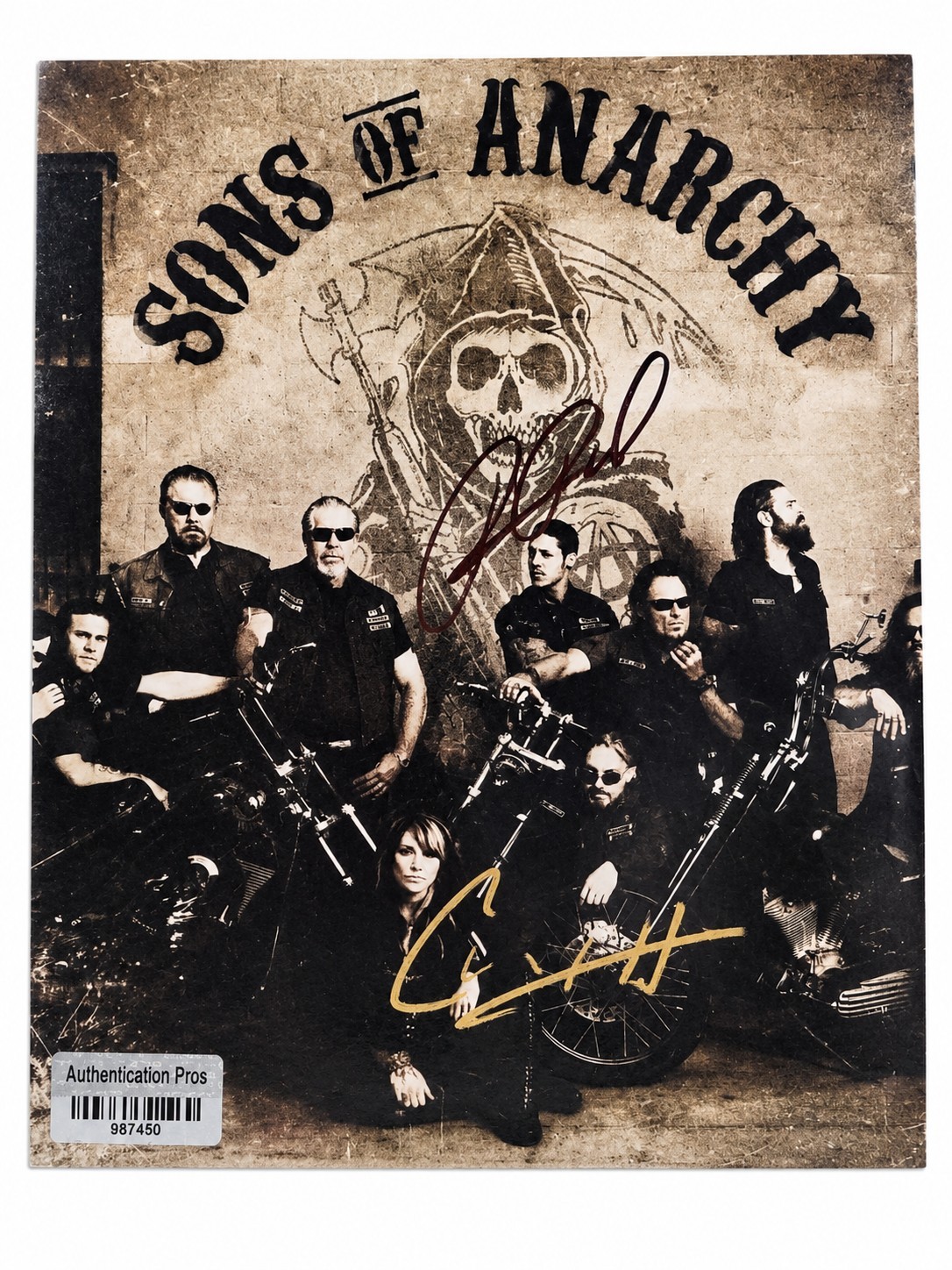 Sons of Anarchy Charlie Hunnam Ron Pearlman Signed Autographed 8x10 Photo w/ COA Sons of Anarchy Charlie Hunnam Ron Pearlman Signed Autographed 8x10 Photo w/ COA