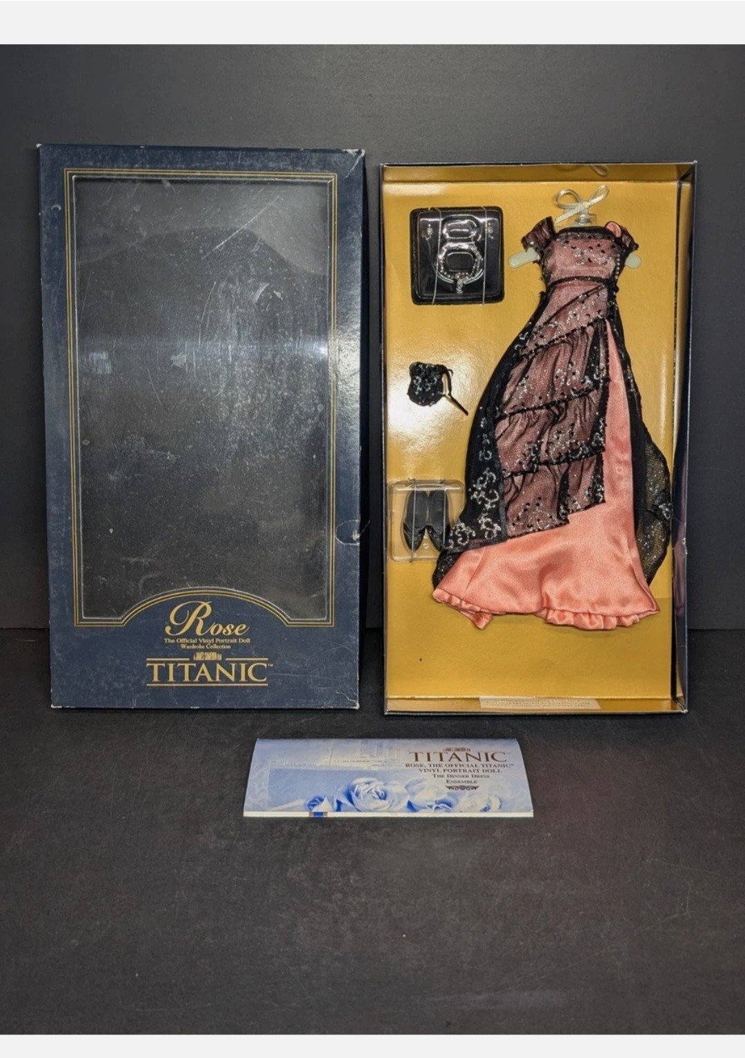 RARE Franklin Mint TITANIC ROSE Doll DINNER DRESS / Outfit / Ensemble - NEW OB RARE Franklin Mint TITANIC ROSE Doll DINNER DRESS / Outfit / Ensemble - NEW OB