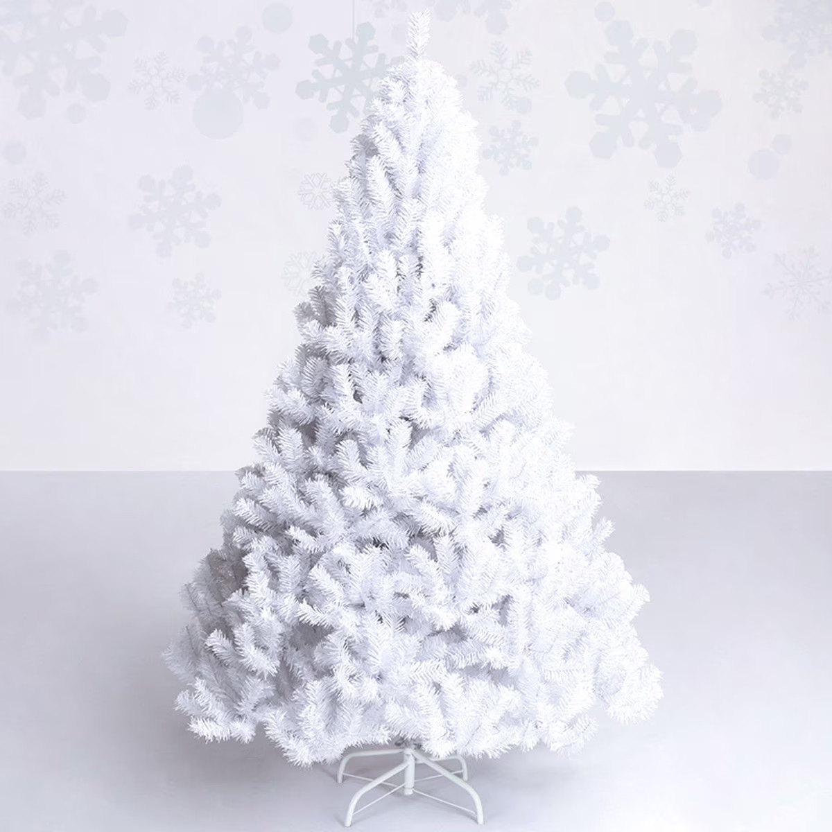 Costway 6 Pies Artificial PVC Árbol de Navidad Soporte Interior Al Aire Libre