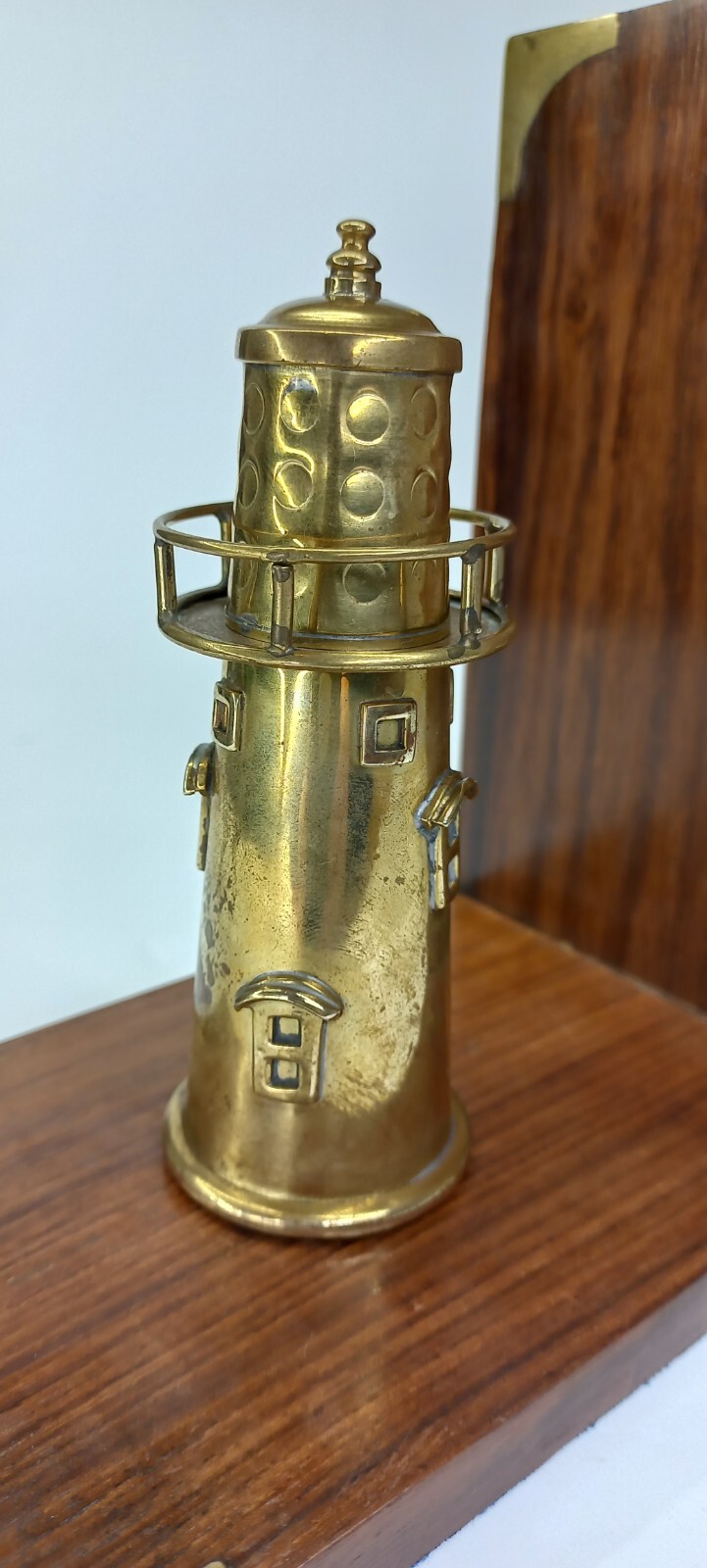 OLD VINTAGE BRASS LIGHTHOUSE Italy SEA CLUB Table Souvenir Rare OLD VINTAGE BRASS LIGHTHOUSE Italy SEA CLUB Table Souvenir Rare