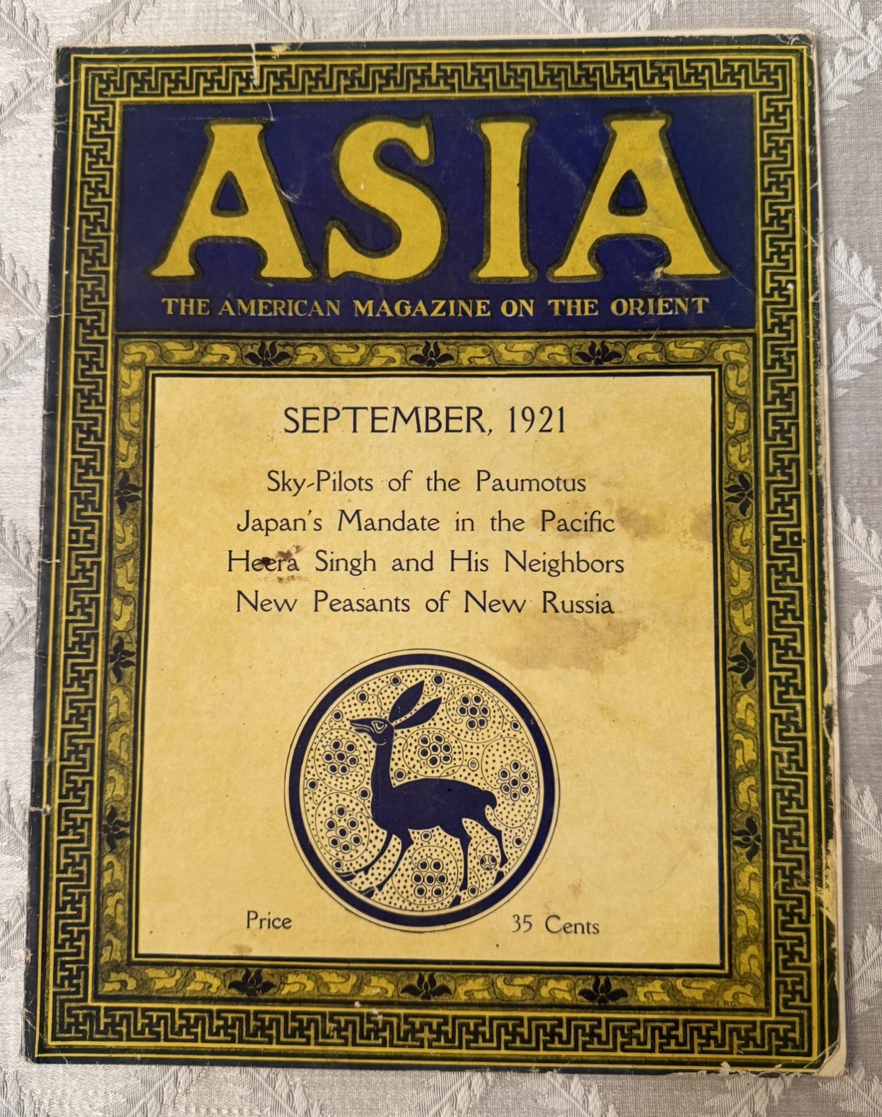 Asia American Magazine Orient September 1921 Asia American Magazine Orient September 1921