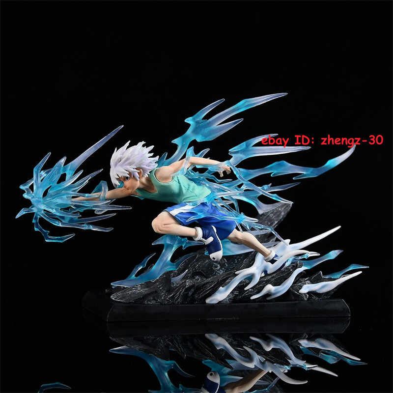 H18CM HUNTER×HUNTER KILLUA ZAOLDYECK Figure Anime Statue Model Xmas Gift W/Box