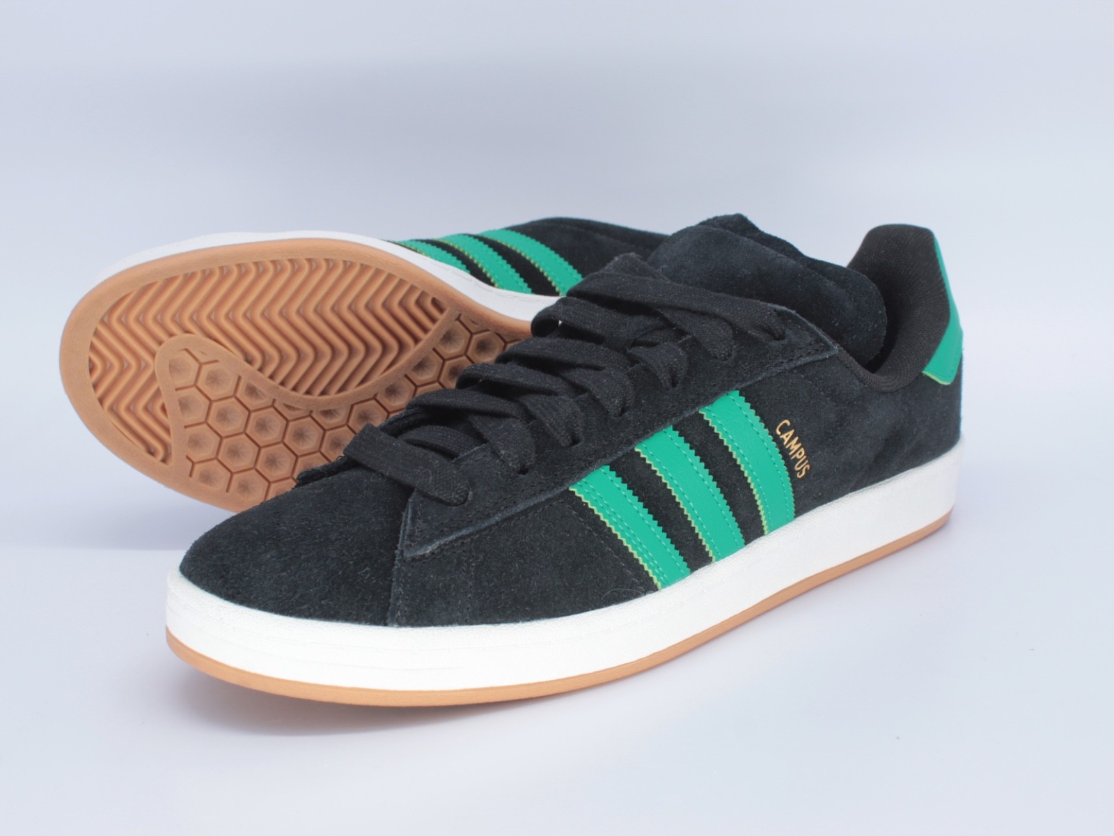 ADIDAS CAMPUS 90S ADV SHOE US 11 EUR 45 1/3 CORE BLACK COURT GREEN ADIDAS CAMPUS 90S ADV SHOE US 11 EUR 45 1/3 CORE BLACK COURT GREEN