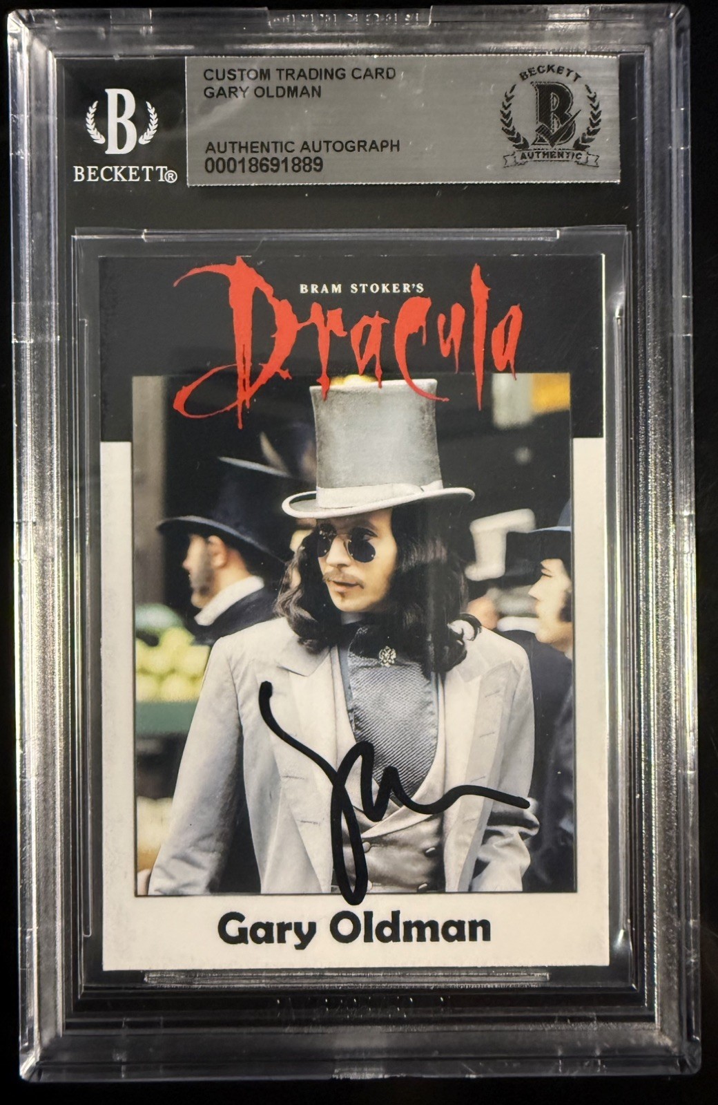 1992 DRACULA GARY OLDMAN BECKETT BAS Signed Autographed Auto Movie Trading Card 1992 DRACULA GARY OLDMAN BECKETT BAS Signed Autographed Auto Movie Trading Card