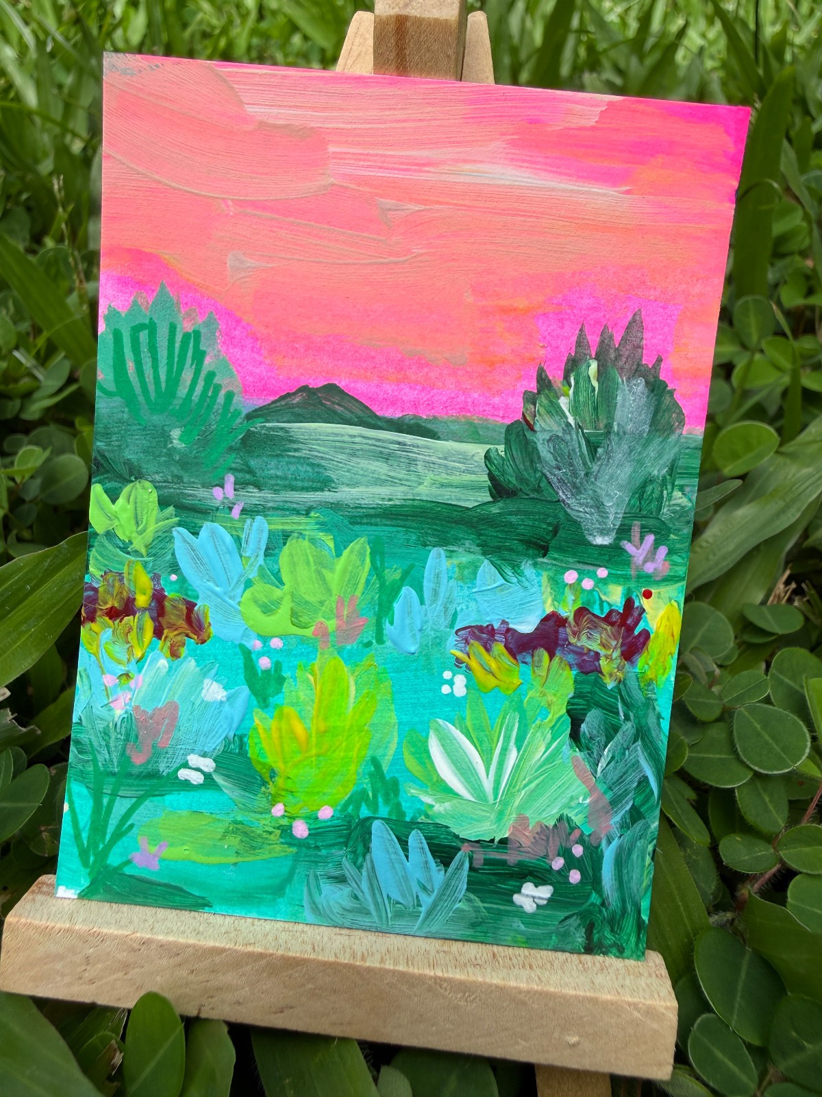 ACEO/ATC Original Acrylic Landscape Painting \