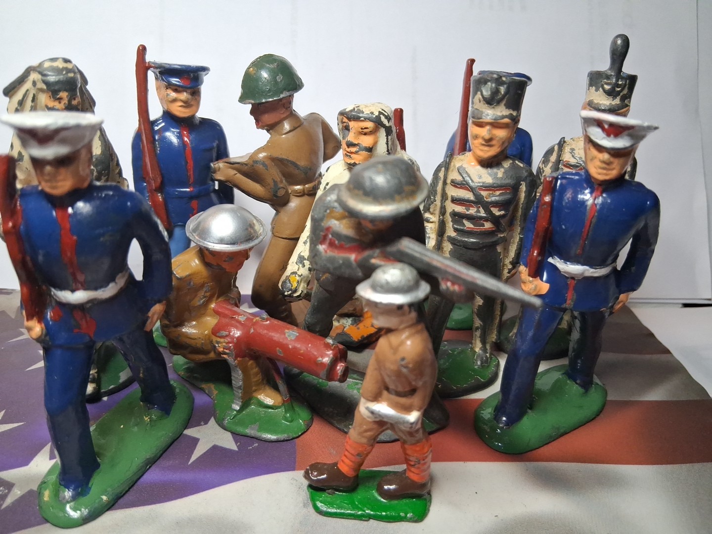 Barclay,Manoil Toy Soldier Lot As-is Barclay,Manoil Toy Soldier Lot As-is
