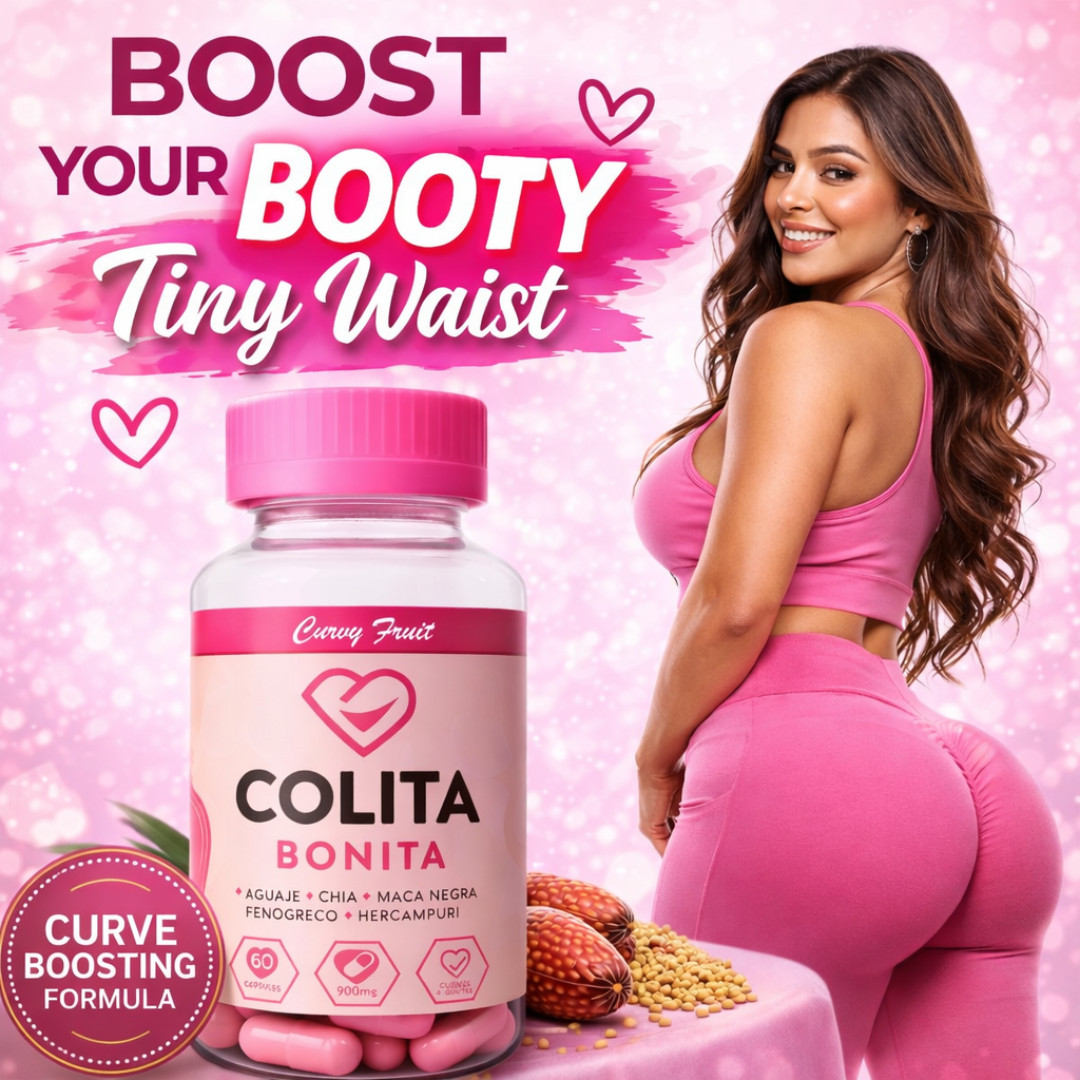 HUGE BOOTY  & Waist Sculpt: 100% Natural Aguaje, Black Maca & Fenugreek – 1 Mont