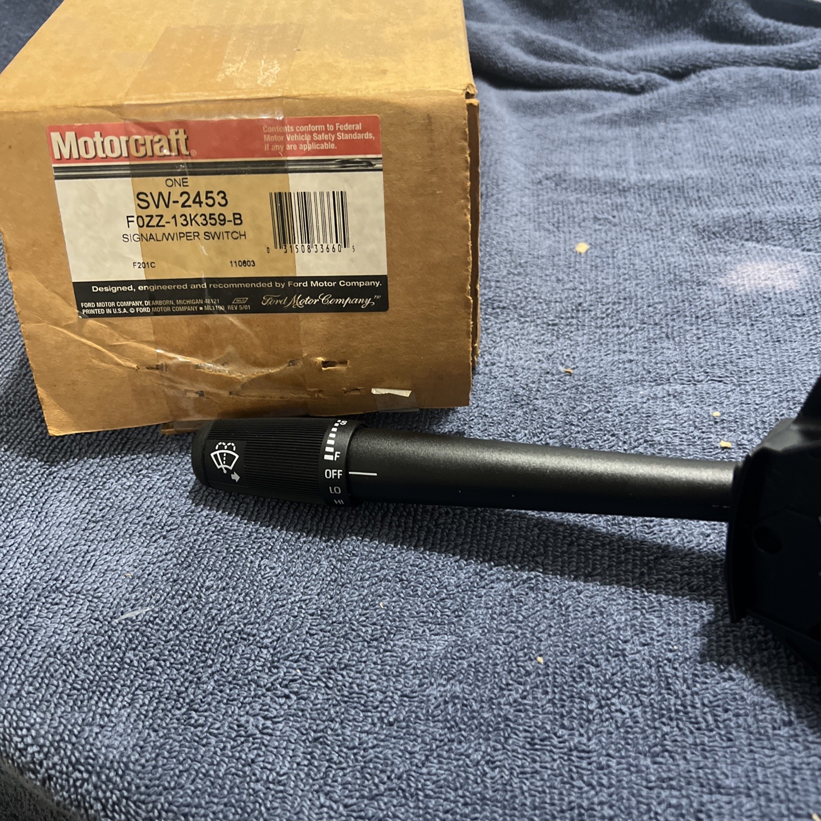 Ford NOS 1990 1991 1992 1993 Mustang Turn Signal Swith FOZZ-13K359-B Ford NOS 1990 1991 1992 1993 Mustang Turn Signal Swith FOZZ-13K359-B