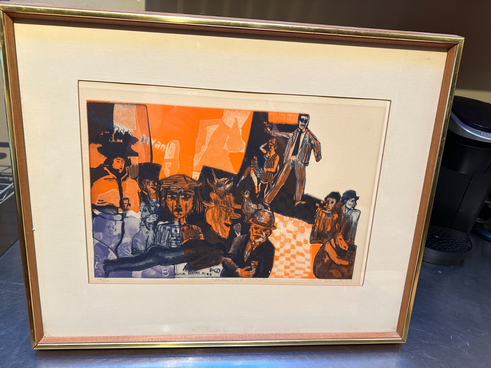 Warrington Colescott PENCIL Signed & Numbered \ Warrington Colescott PENCIL Signed & Numbered \