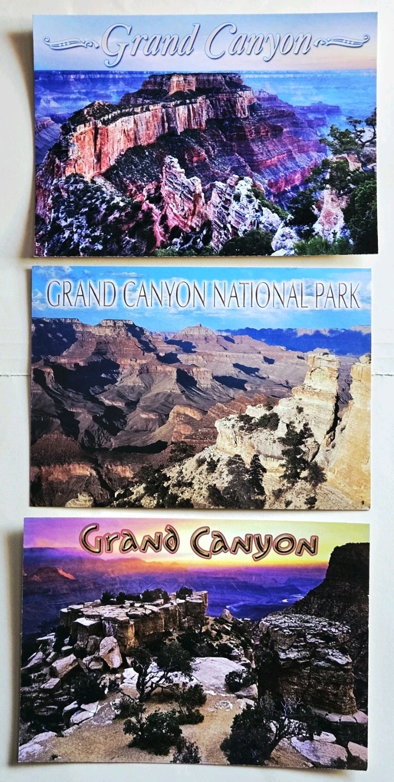 Arizona Postcards. Grand Canyon. Moran Point. Cape Royal. Lot Of 3. Arizona Postcards. Grand Canyon. Moran Point. Cape Royal. Lot Of 3.