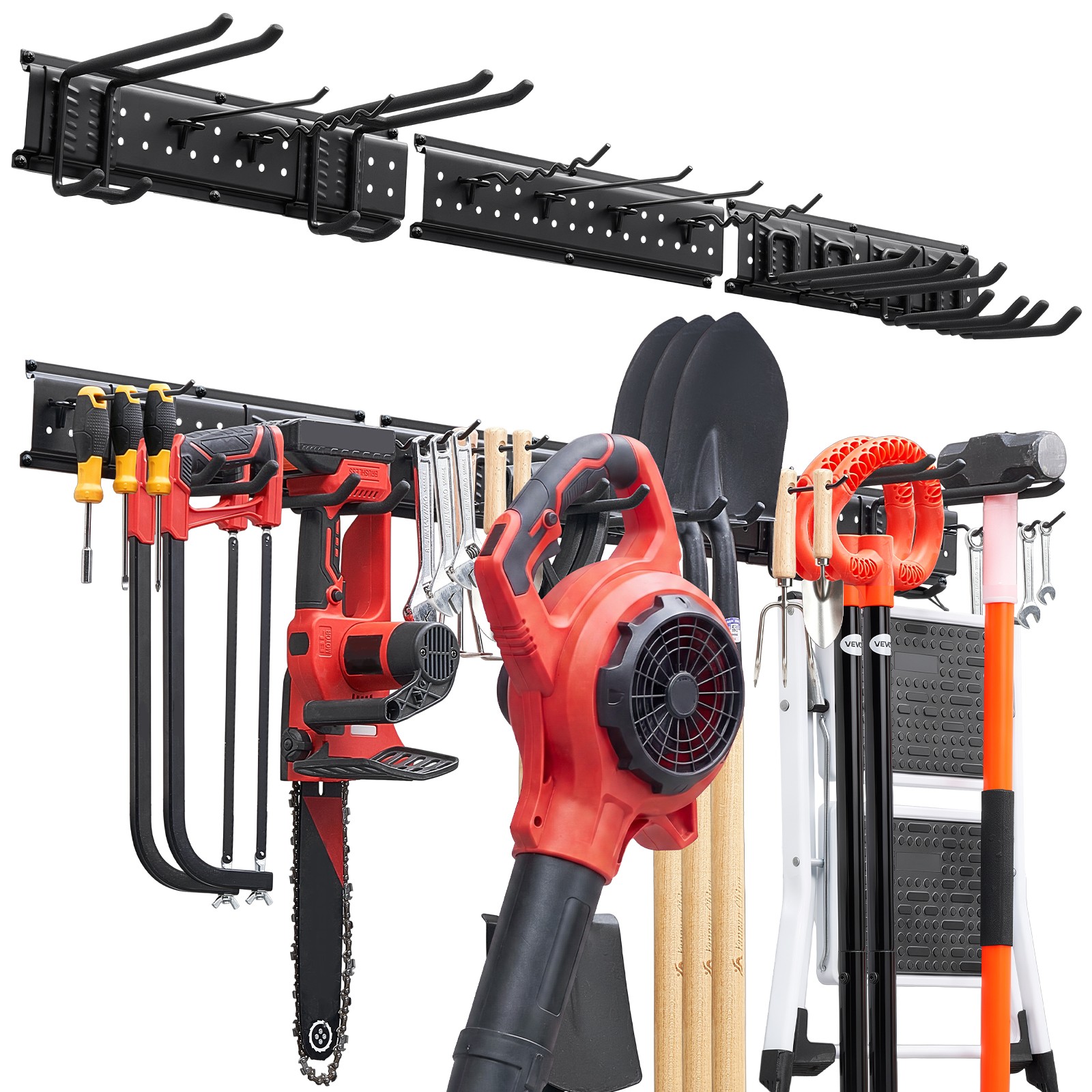 VEVOR Garage Tool Organizer Wall Mount Storage Rack 49.5\