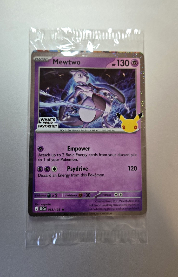The Pokémon Company Mewtwo 052 Scarlet & Violet Promo Holo English 130 HP The Pokémon Company Mewtwo 052 Scarlet & Violet Promo Holo English 130 HP