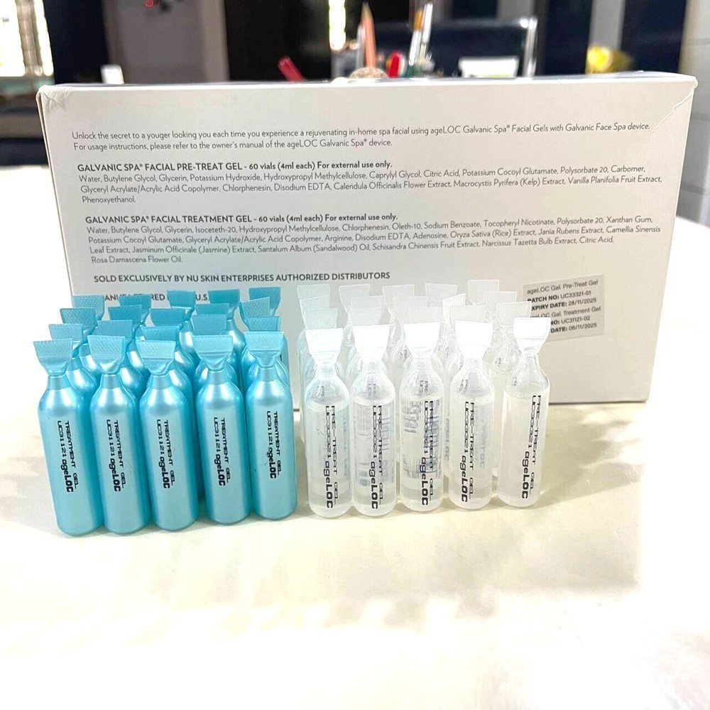 1-40 PAIRS Nuskin Nu Skin ageLOC Galvanic Spa Facial Gels NEW without Box