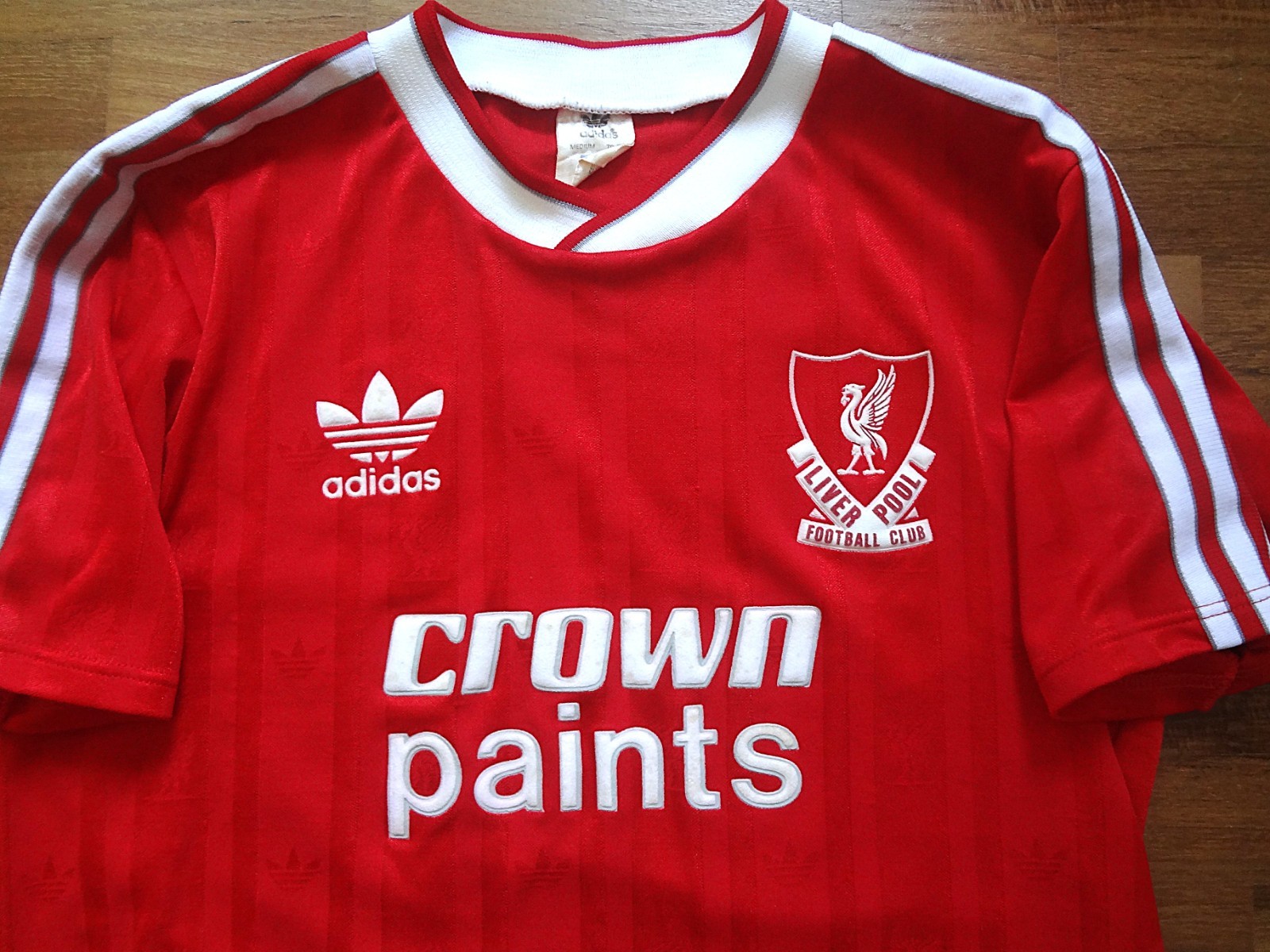 Authentic Liverpool LFC Vintage 1987-1988 Adidas Home Shirt Jersey Super Rare