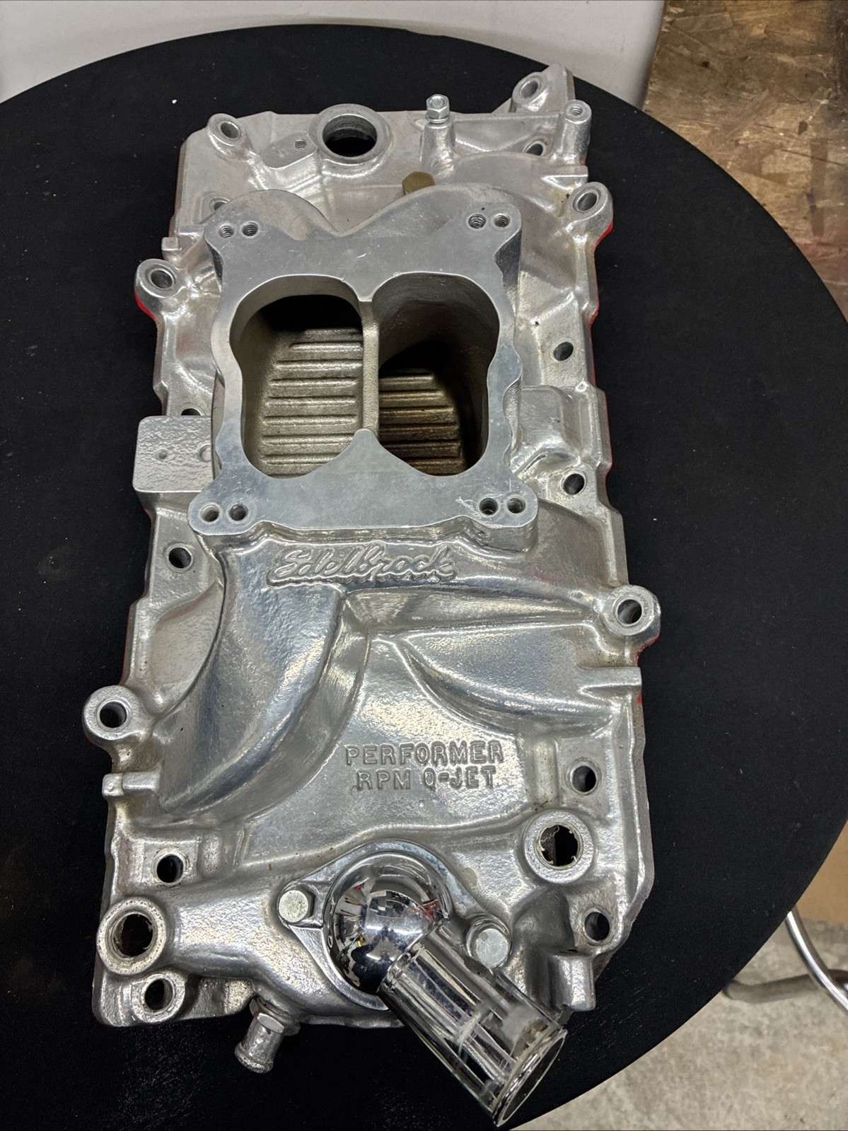 Edelbrock 7164 Performer RPM Q-Jet Intake, BB Chevy Oval Port, Big Block BBC