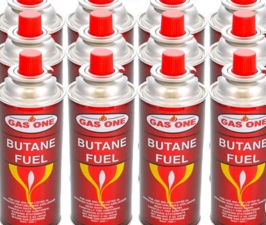 Gas One Butane Fuel Canisters 8 oz 12 Pack Camping Portable Stove Gas Refill Lot Gas One Butane Fuel Canisters 8 oz 12 Pack Camping Portable Stove Gas Refill Lot