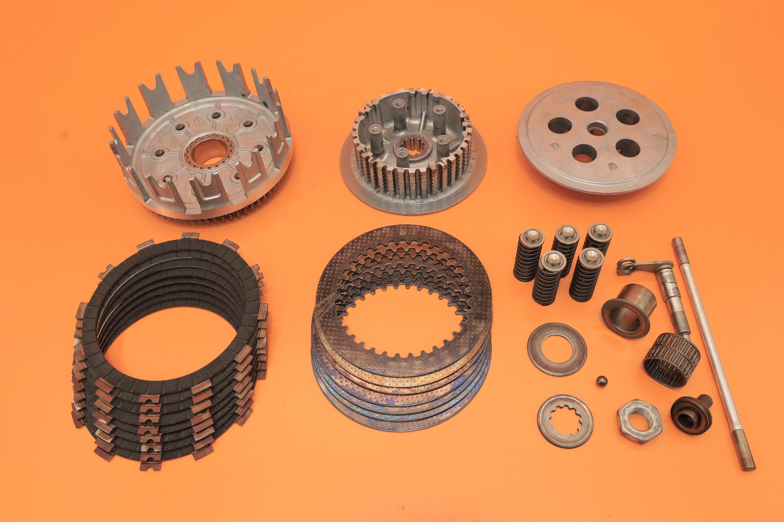2015 09-16 KX250F KX 250F OEM Clutch Primary Driven Gear Hub Basket Center Plate