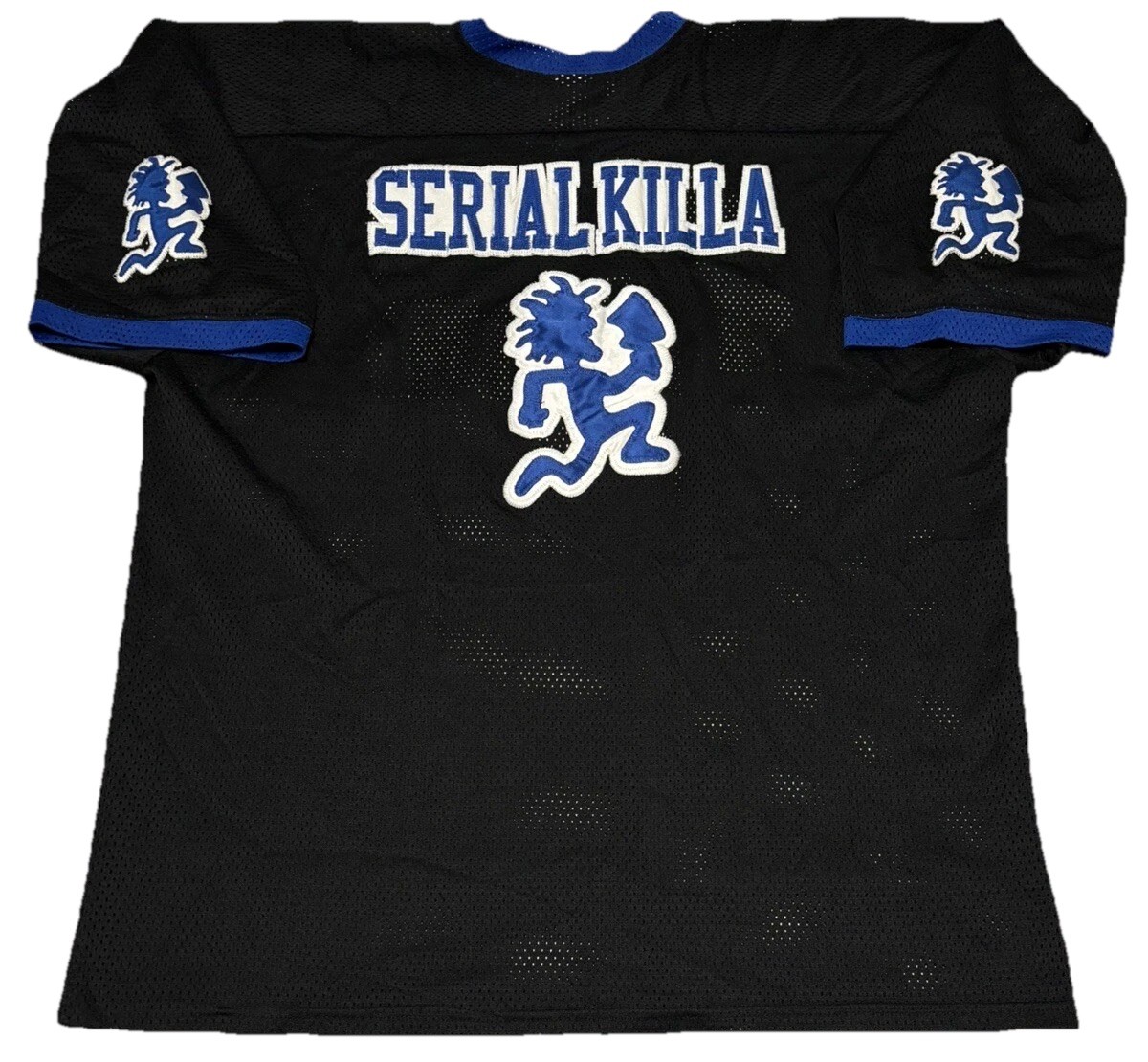 Vintage Insane Clown Posse Serial Killa Twiztid Hatchet Blue Jersey Size XXL Vintage Insane Clown Posse Serial Killa Twiztid Hatchet Blue Jersey Size XXL