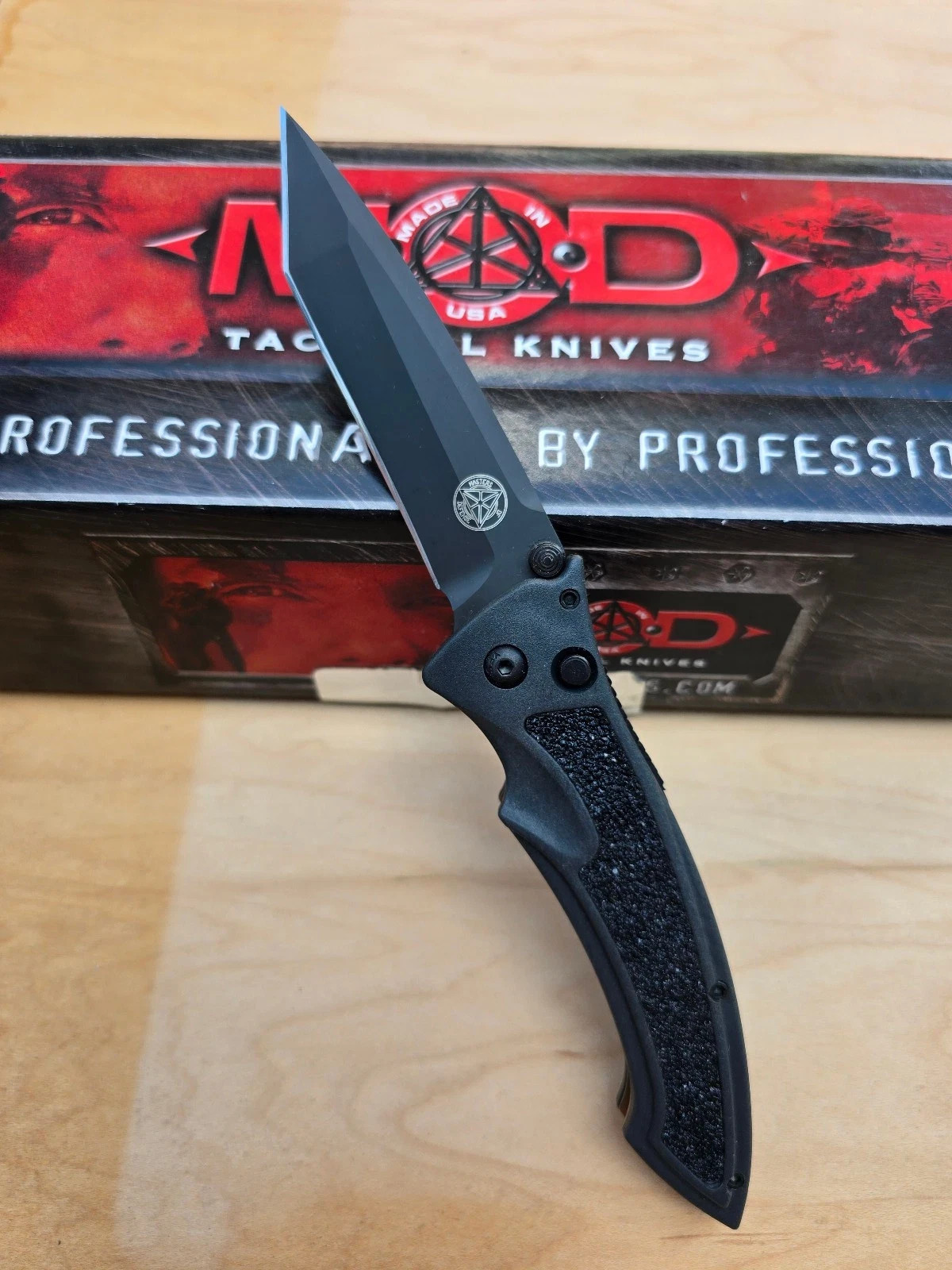 MOD Masters of Defense LTT875 Tanto Plain Edge Folding Knife - Model 75-3 MOD Masters of Defense LTT875 Tanto Plain Edge Folding Knife - Model 75-3