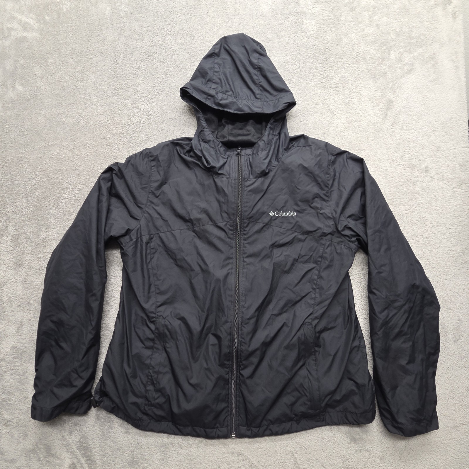 Columbia Watertight II Rain Jacket Men\'s XL Black XL2907
