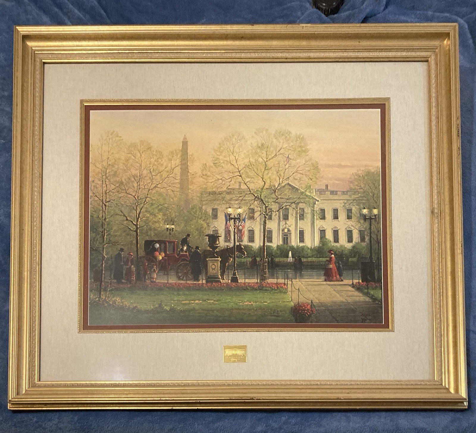 (2)- G Harvey Prints: 1600 Pennsylvania Ave and Pillars Of Strength 40”Lx34”W (2)- G Harvey Prints: 1600 Pennsylvania Ave and Pillars Of Strength 40”Lx34”W