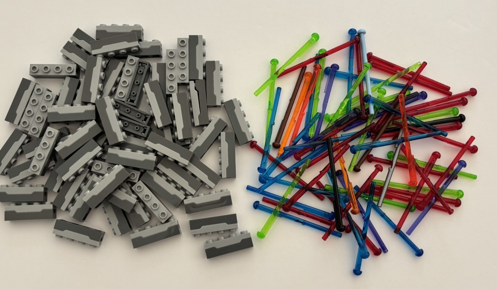 LEGO LOT of 8 Star Wars Projectile Launcher Spring Shooter and 8 Shooter Darts