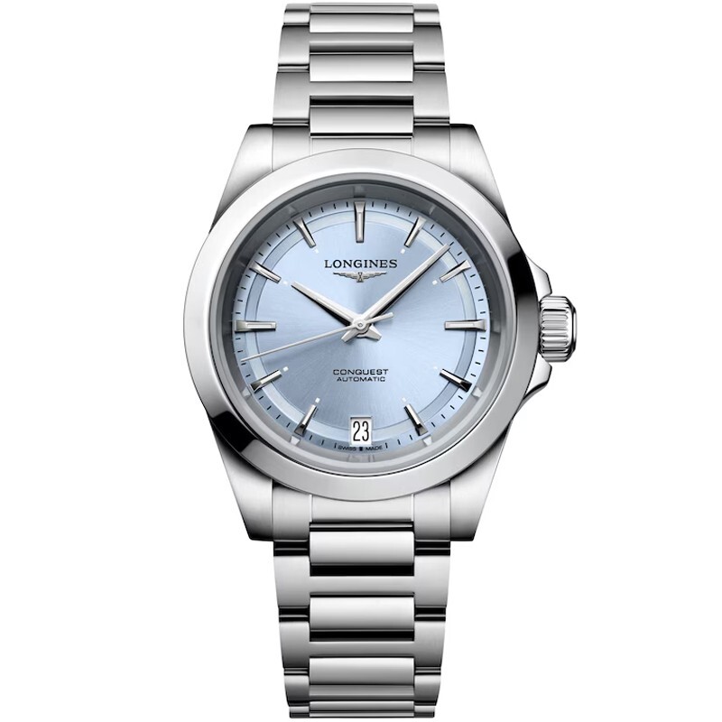 New Longines Conquest Blue 34mm Automatic Women\'s Watch L34304926 New Longines Conquest Blue 34mm Automatic Women\'s Watch L34304926