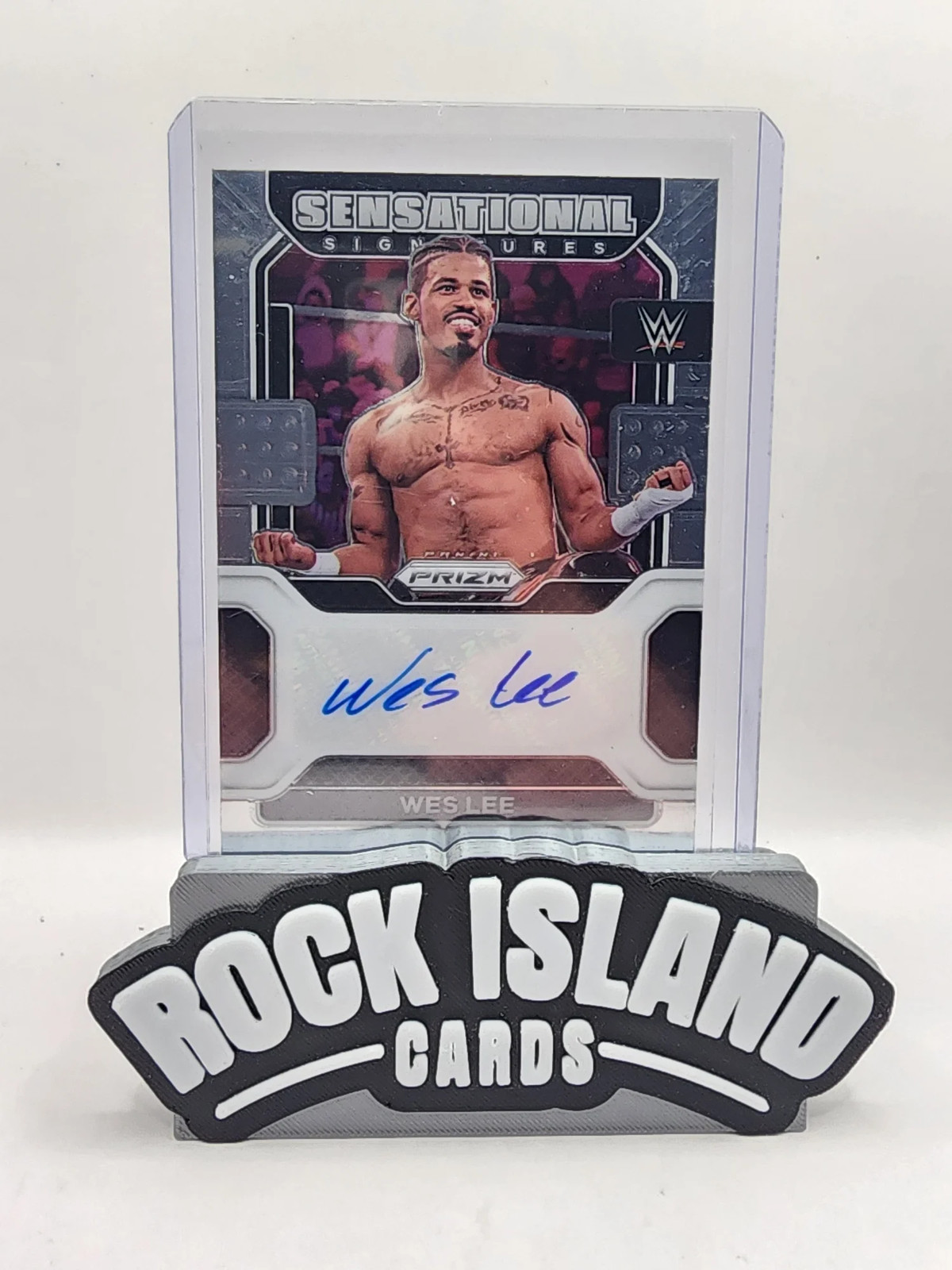 Wes Lee 2022 Panini Prizm WWE #SS-WLE Sensational Signatures