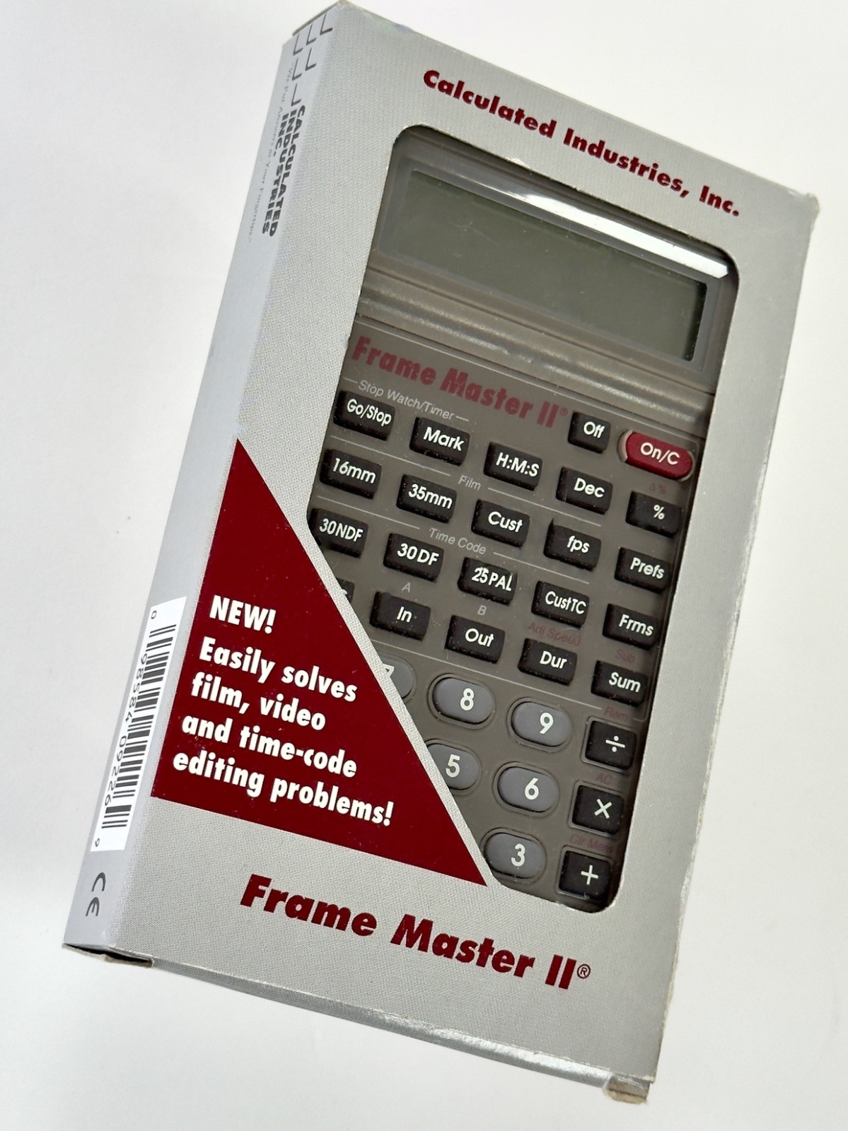 Calculated Industries FRAME MASTER II (Model 9226) Film/Video Calculator Calculated Industries FRAME MASTER II (Model 9226) Film/Video Calculator