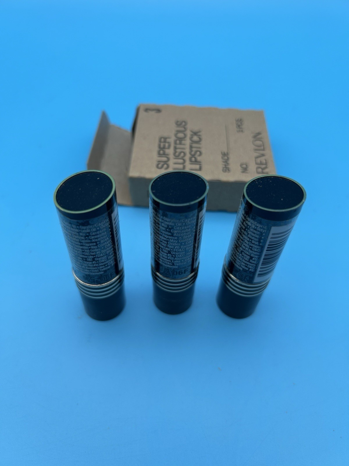Revlon Super Lustrous Lipstick 06 Lavendare Frost Lot of 3 Vintage Discontinued