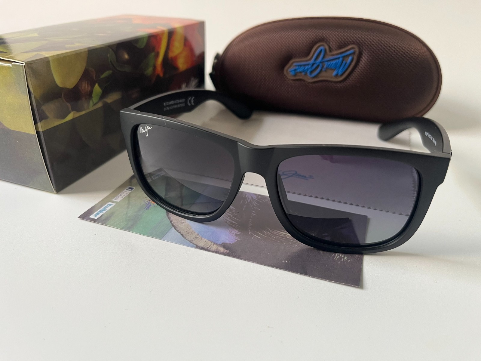 Maui Jim RED SANDS Matte Black Frame\ Black Polarized Sunglasses Maui Jim RED SANDS Matte Black Frame\ Black Polarized Sunglasses