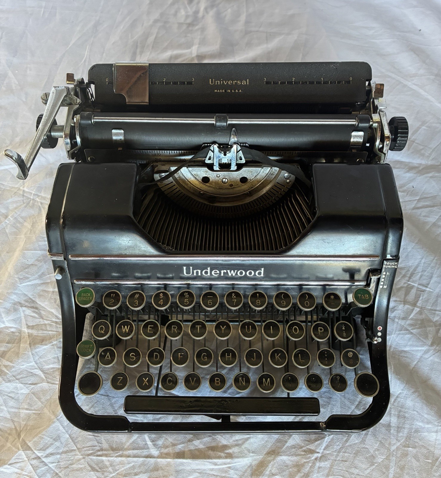 Antique 1930s Underwood Universal Portable Typewriter
