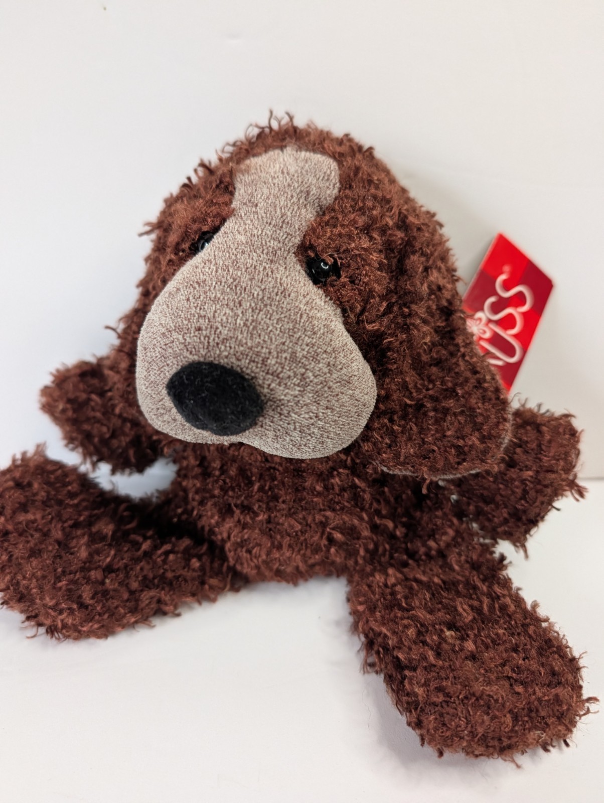Vintage Russ Berrie Plush Dog FLATFOOT Brown Puppy Floppy Ears Pellets 7 ” NEW Vintage Russ Berrie Plush Dog FLATFOOT Brown Puppy Floppy Ears Pellets 7 ” NEW