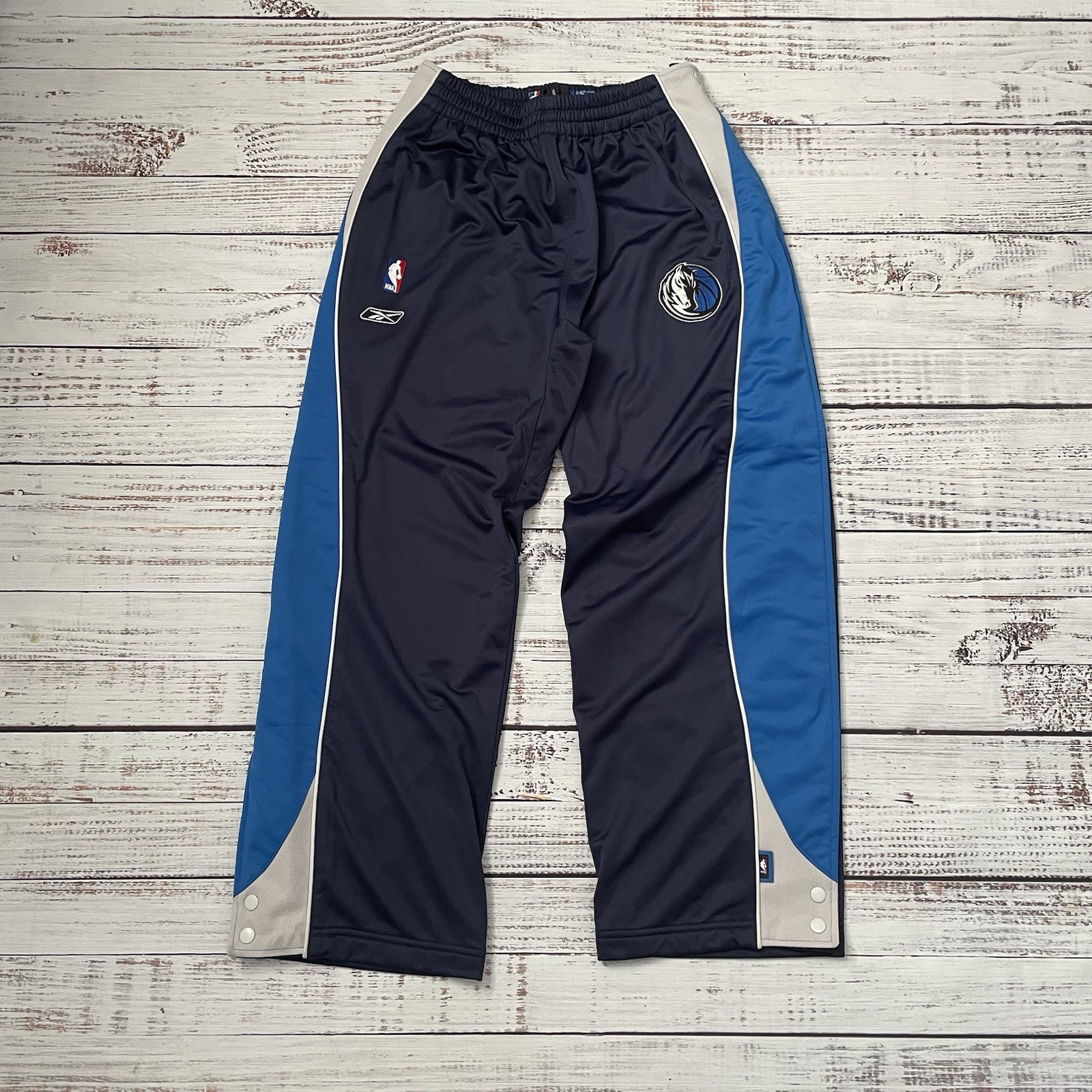 Vintage Reebok Dallas Mavericks Pants Mens Large NBA Warm Up Sweatpants Y2K Vintage Reebok Dallas Mavericks Pants Mens Large NBA Warm Up Sweatpants Y2K
