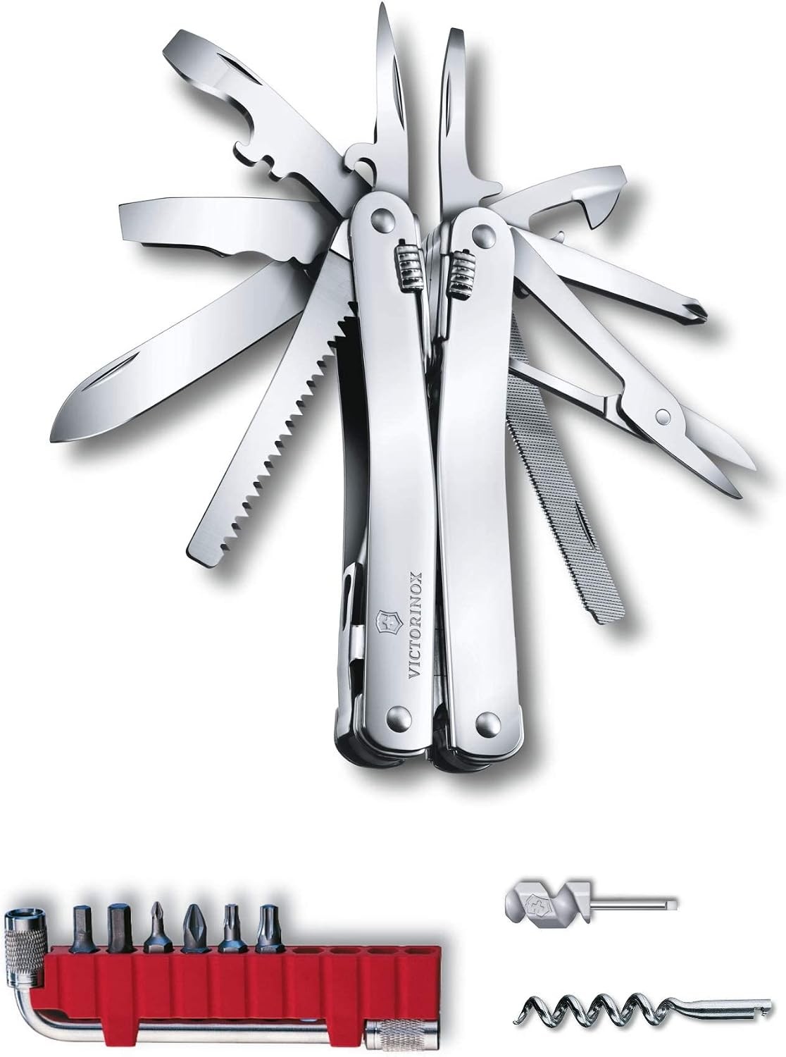 Victorinox Swiss Tool Spirit X Plus Ratchet Swiss Army Knife 35-Function Tool Victorinox Swiss Tool Spirit X Plus Ratchet Swiss Army Knife 35-Function Tool