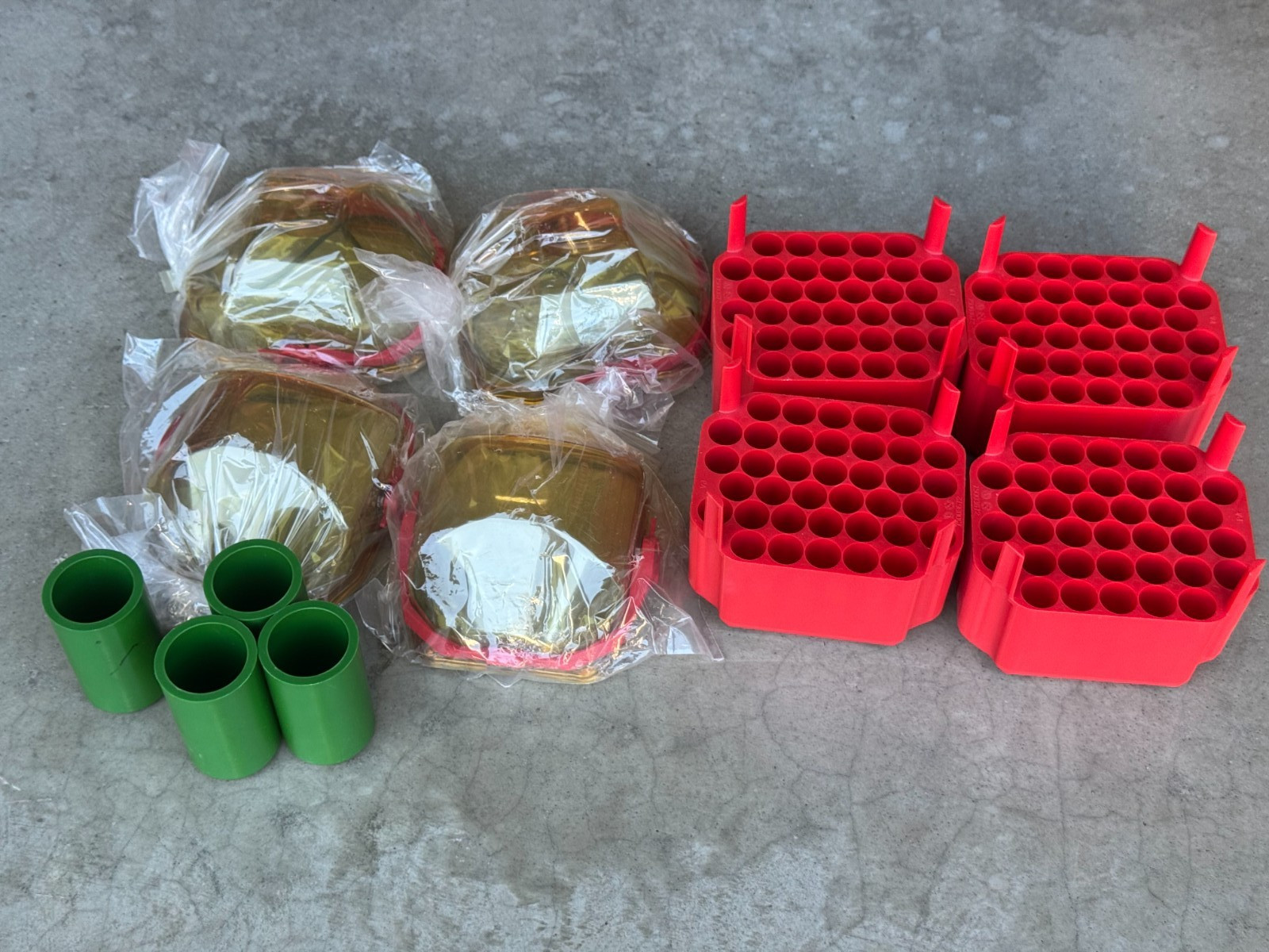 Thermo Scientific 75003672 Adapters with Lids 7507309. Full Set of 4 - New