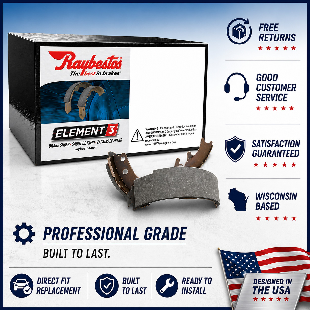 Raybestos 332PG Front Brake Shoes Fit Plymouth/Dodge, Check Compatibility List Raybestos 332PG Front Brake Shoes Fit Plymouth/Dodge, Check Compatibility List